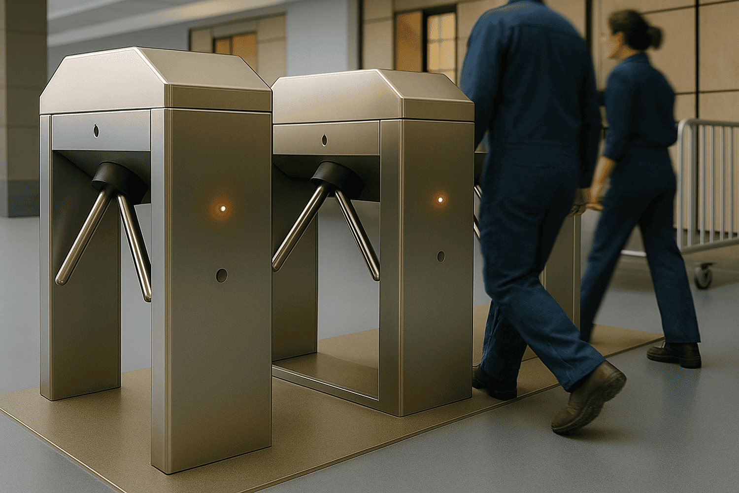 Весовой контроль сотрудников на проходной